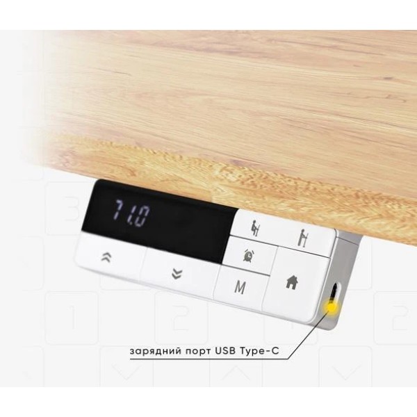 Фото - Стол с электрорегулировкой высоты Mealux PowerDesk Lite Mahogany (EVO-201 Lite Mahogany/B)